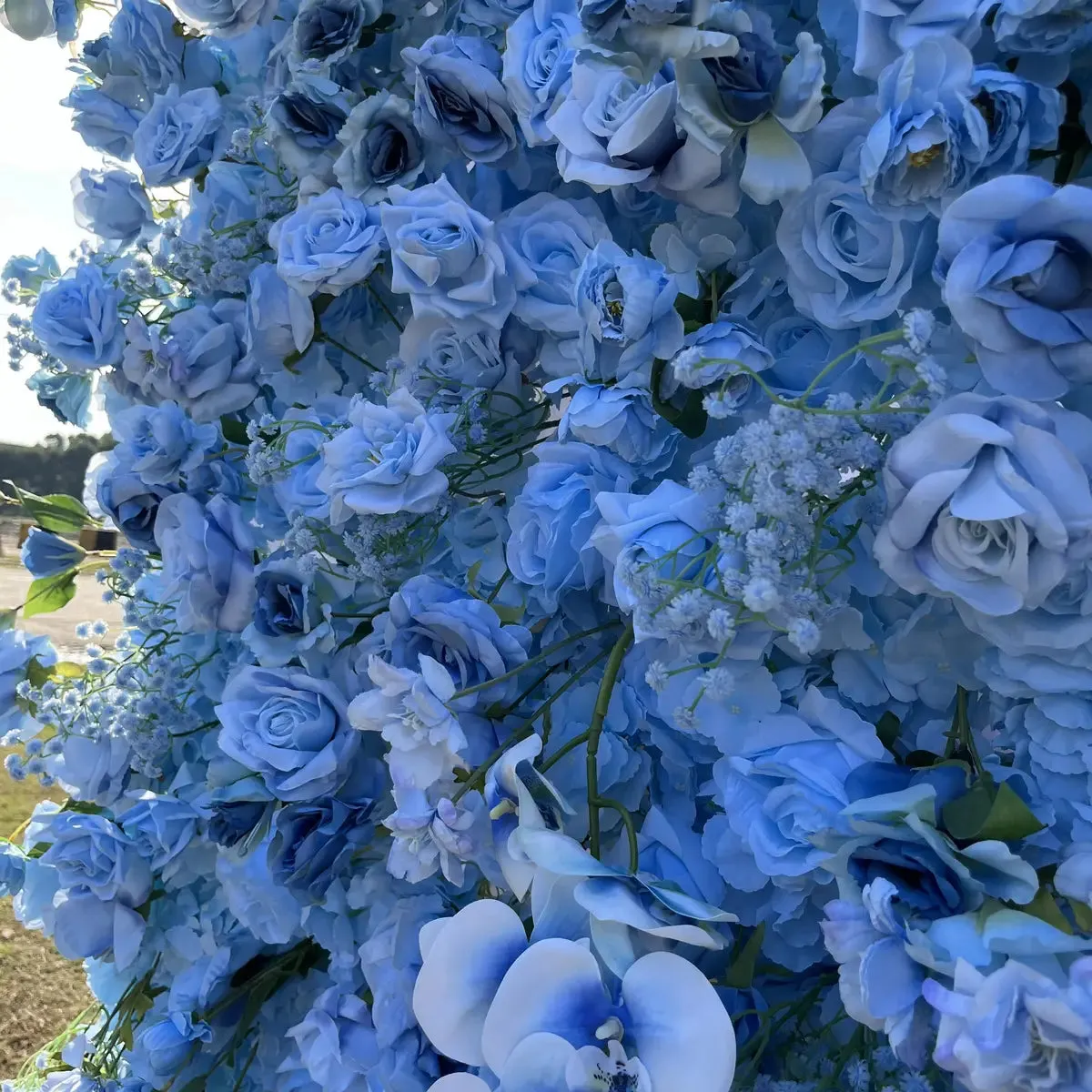 Ybliouke Flower Wall Tabric Скатает занавес