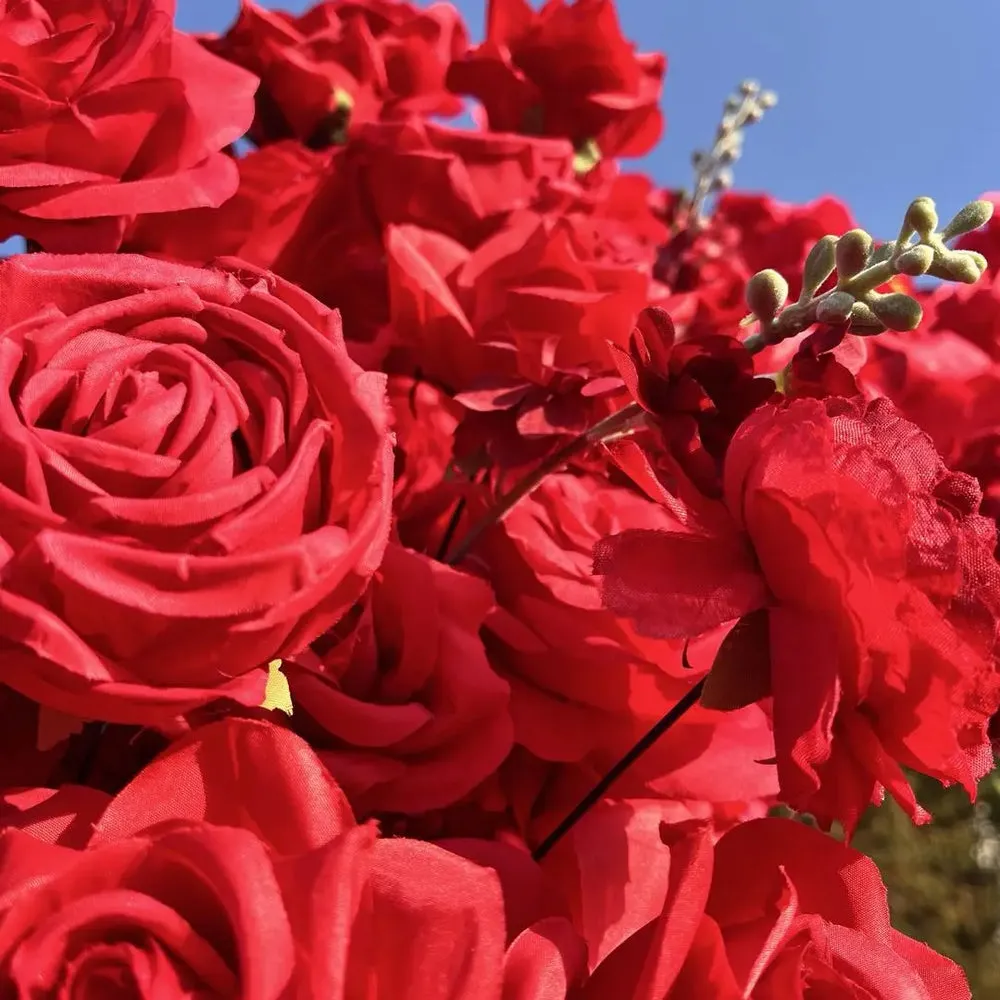Ybliouke Flower Wall Tabric Скатает занавес