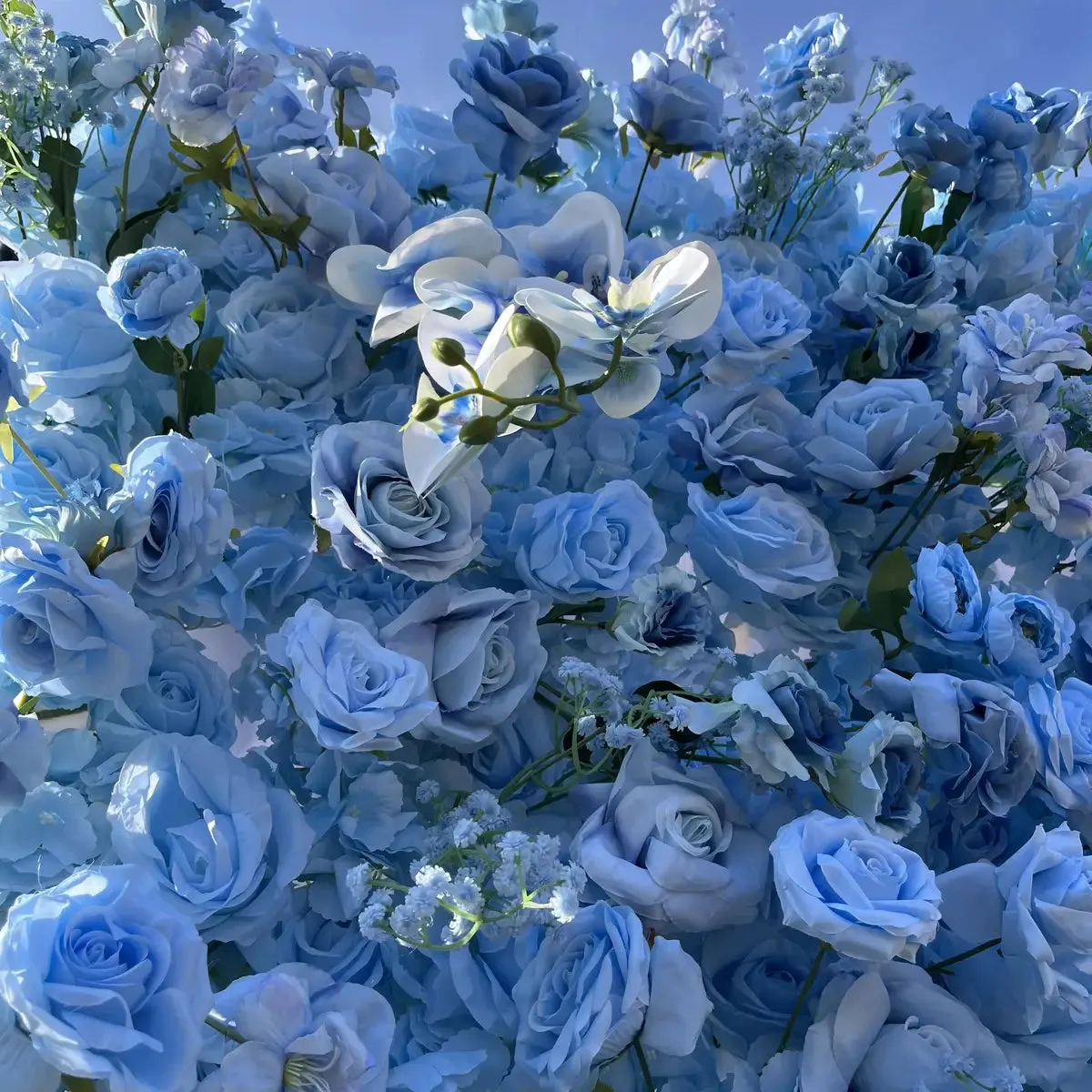 Ybliouke Flower Wall Tabric Скатает занавес