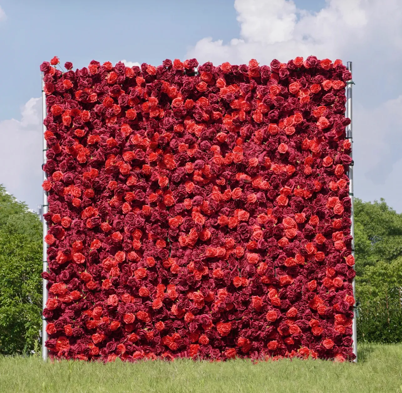 Ybliouke Flower Wall Tabric Скатает занавес